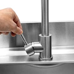 Single Bowl Kitchen Sink Fits Laundry Room Bathroom US Stainless Steel Durable