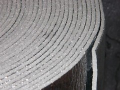 Reflective BLACK Insulation Roll Foam Core Radiant Barrier 5MM R8 (2′ X 100′)