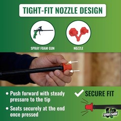 Spray Foam Insulation Kit, Closed Cell Spray Foam Spray | 12 Cans, 240 Board …