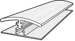 COREtec TM7CT-VV800 94″ Vinyl T Molding – Sold by Piece (7.8 – Norfolk Maple