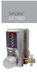 SIMPLEX EE21B/21B26D41 EE1000 EE1000 SERIES SIMPLEX ENTRY AND EGRESS PUSHBUTTON