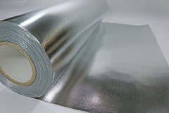 Solid Radiant Vapor Barrier Heat Shield Sauna Attic Foil 1000qft 2FT INSULATION