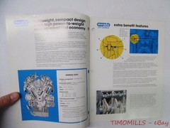 1977 Murphy Diesel 232 Series Four Stroke Engine Catalog Brochure Vintage VG+