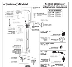American Standard M950019-0070A, Filter Assy with Check Valve