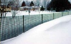 Snow Fence Polyethylene Plastic Fencing Heavy Duty 4′ x 100′