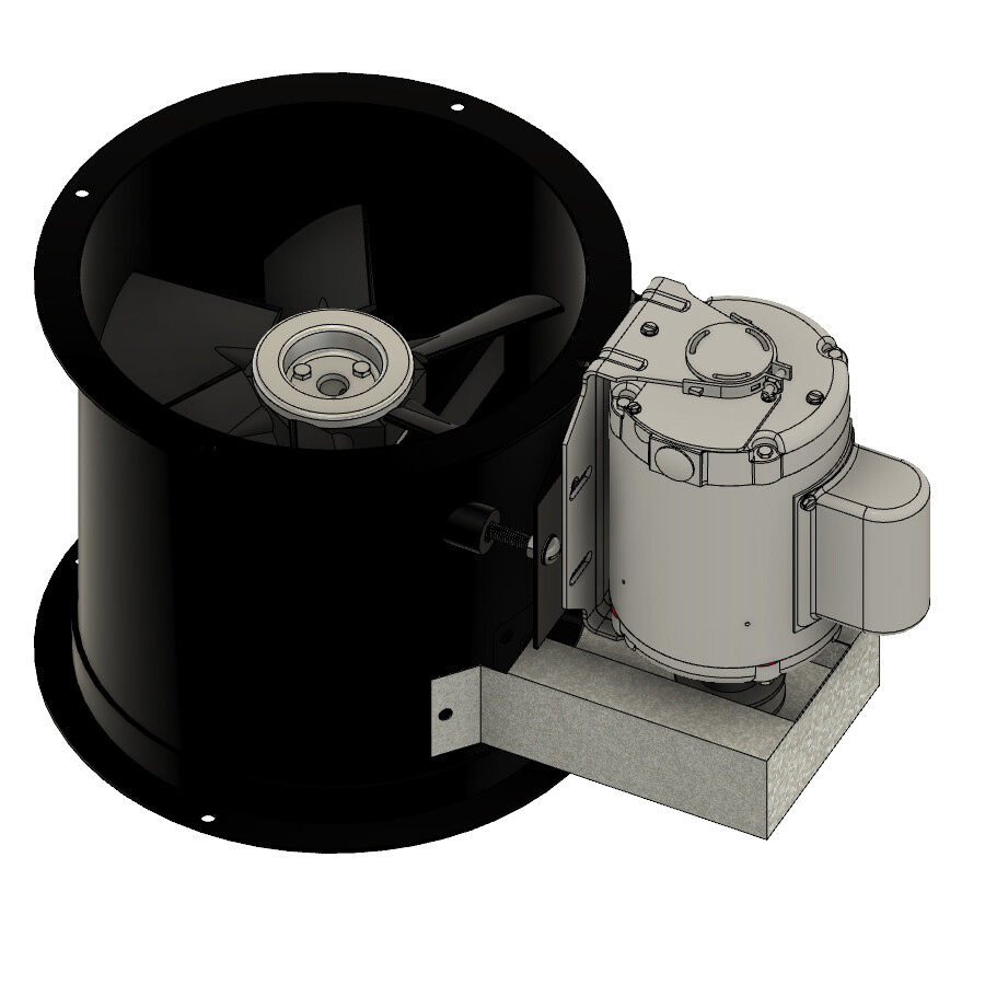 Paasche 12″ Spray Booth Fan w/ Motor-1000, 1300 or 1500 CFM – Made in USA