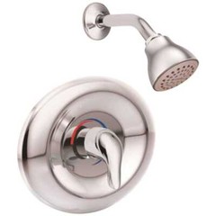 Chateau Posi-Temp Eco-Performance Single-Handle 1-Spray Shower Faucet in Chrome