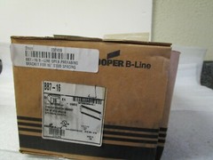 Qty (24) Cooper B-Line BB7-16 Stud Spacing Open Box Mounting Prefabe Bracket 16″