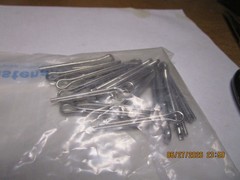 1/8″ x 1-1/4″ 18-8 Stainless Steel Extended Prong Cotter Pin QTY 25