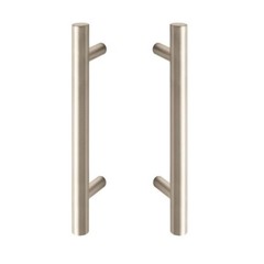 Rockwood RM3301 BTB MegaTek Straight Door Pull Set Back-to-Back Mounting SS