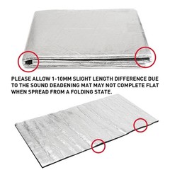 17″x315″ Sound Deadener Car Insulation Heat Shield Dampening Self-Adhesive Mat