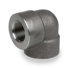 1-1/4″ 3000 lb. NPT Thread 90-Degree Elbow, A105 Forged Steel Pipe Fitting