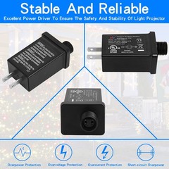 Replacement Yard Inflatable Adapter – 1A Transformer US Plug for Black