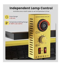 Infrared Paint Curing Lamp 2600W HD Base, Mobile Shortwave, Ind. Lamp Control