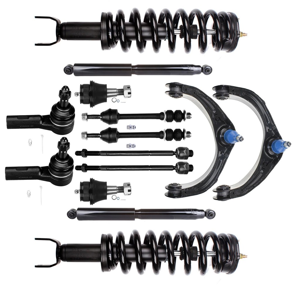 Suspension Kit Struts Shocks Control Arms Tie Rods Link for Dodge Ram 1500 06-08