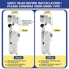 For 1094 SureClose Hydraulic Door Closer Exposed with Flush to 3/4 Inch Hook US