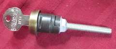 KABA SIMPLEX ILCO UNICAN LOCK CYPHER COMBINATION CHANGE PLUG ANTIQUE DF 59 KEY