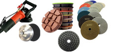 Wet Variable Speed Polisher Diamond Restoration Kit Granite Marble