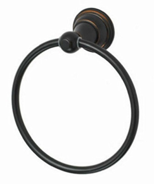 HOMEWERKS WORLDWIDE 623247HP HomePointe Brushed Bronze Vintage Towel Ring