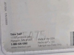 Titan SC-6 5000 PSI 34.5 MPa 671-412/122314 Reversible Fine Finishing Spray Tip