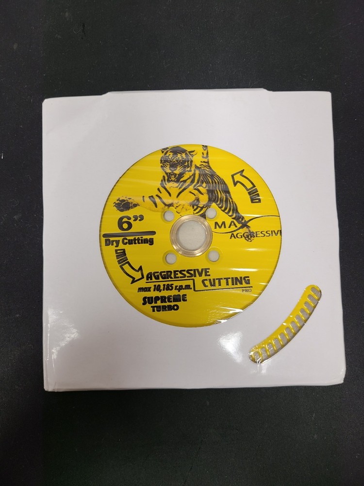 5 Pack Max Aggressive Dry Cutting Blade for Granite & Engineered Stone 6 Inch