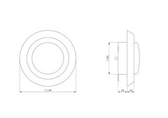 Brake Disc Valve With Clamp Drain Air Supply Air Ceiling Ventilation Grill