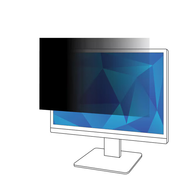 3M Privacy Filter for 19.5in Monitor, 16:10, PF195W1B