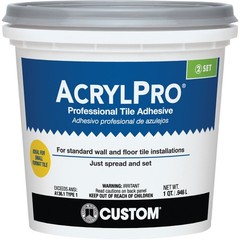AcrylPro 1 Qt. Ceramic Tile Adhesive Bonder ARL4000QT AcrylPro ARL4000QT Qt.