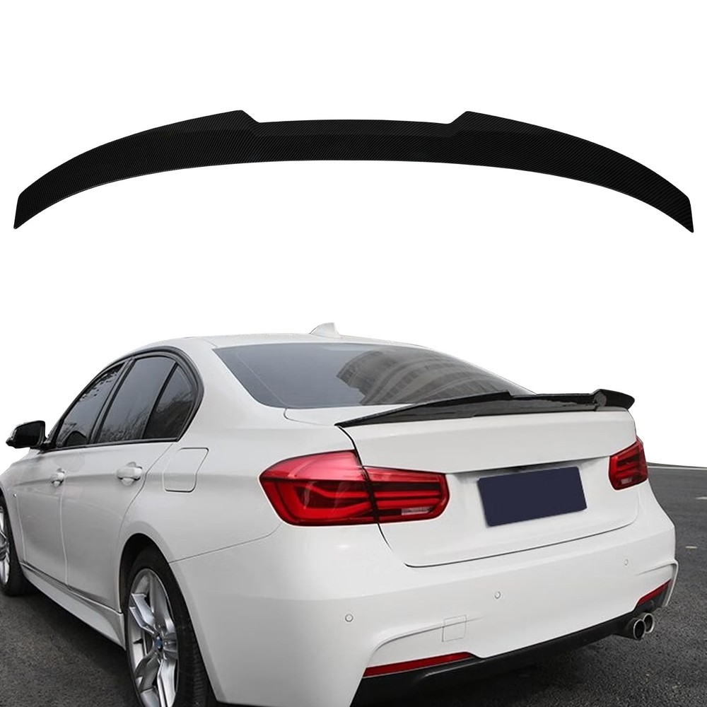 F30 3 Series 2012-2018 F80 M3 M4 Style Carbon Fiber ABS Trunk Spoiler Wing