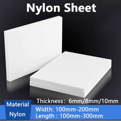 PA66 Nylon Sheet Plastic Insulation Plate Engineering Material 6/8/10mm Thick