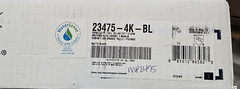 Kohler K-23475-4K-BL Parallel Tall Vessel Bathroom Sink Faucet Drain Matte Black