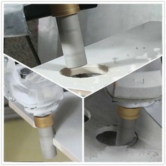 35mm 50mm Diamond Finger Bits Cuts Tile Ceramic Stone Milling Hole Cutter 5/8-11
