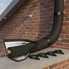 Outdoor Pipe Insulation Sleeve Cold-Weather Resistant Air Conditioning Pipe