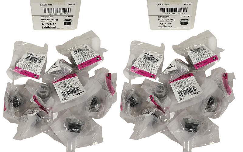 (Pack of 20) Southland 511-931HP Galvanized Hexagon Bushings, 1/2″ x 1/4″ 832855