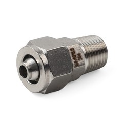 Compression Tube Fitting 1/4 PT Male Thread x 10mm OD Tube 304 Stainless Steel