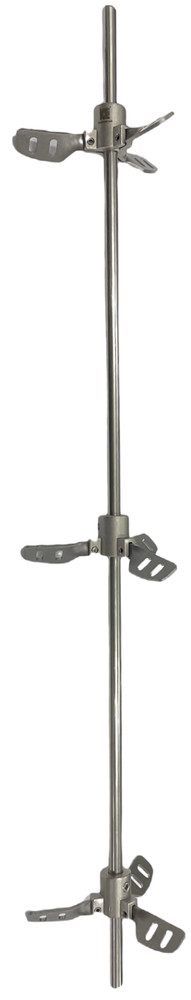 Cosmostar Stainless Steel Expandable 3 Blades 55 Gallon Drill Attachment