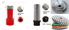 2 Inch stone marble ceramic porcelain granite coe bit grinding drum polish pad