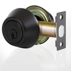 Double keyed Deadbolt Lock – Keyed on Both Sides, 2-Way Adjustable Cylinder D…