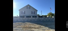 Interlocking Precast Concrete Barrier Blocks, Gray Rectangular Concrete Blocks