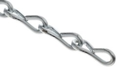 Campbell AW0801227 Low Carbon Steel Single Jack Chain on Reel, Zinc Plated, #12