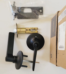 DOOR LOCK FALCON W101 DAN 622 (2 SETS) BLACK FINISH INDOOR HOME BUNDLE NIB