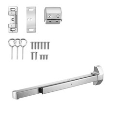 Uimoso Push Bar Exit Device with Dual Locking Bolt for 31″ Doors