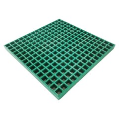1.9ft*1.9ft All-purpose Antiseptic Green Fiberglass FRP Grating Tree Pool Cover