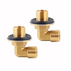 Wall Mount Commercial Faucet Installation kit,Brass 90 dergee G1/2, Brass