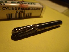 1/4″ x 5/8″ 1/4″ Shank Dia SC-1 Cylindrical – Ball Nosed Double Cut Carbide Burr