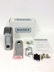 Marks Usa IQ1D/26D Digital Keypad Cylindrical Lock w/ Accessories, WORKING QTY