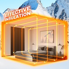 Thermal Window Cover, 30″ X 56″ Window Insulation for Winter, Oxford Cloth Co…