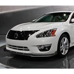 3PC Front Bumper Lip Spoiler Kit for 2013-2015 Altima Sedan Painted Carbon
