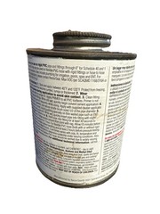 Rectorseal 55990 Pint Hot 203L Medium Body Blue Low Voc Pvc Solvent Cement