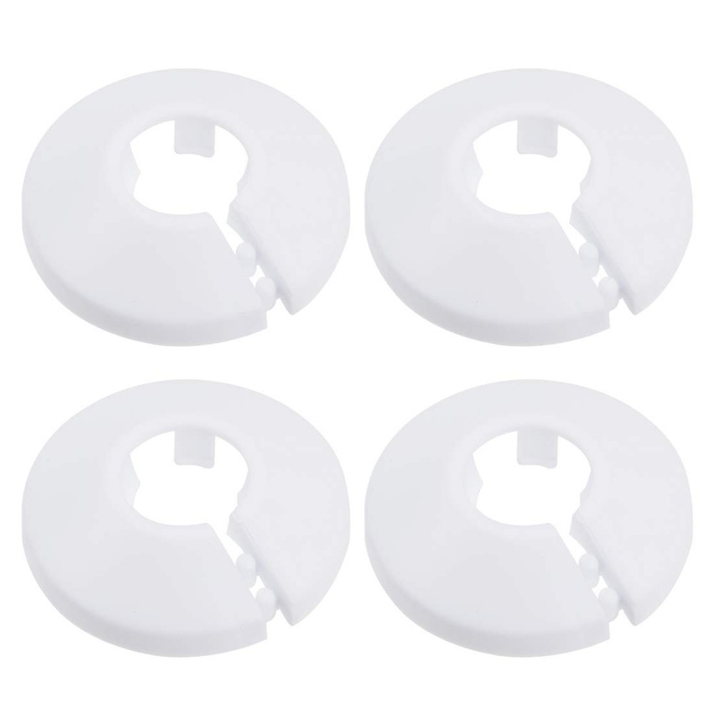 uxcell 16mm Pipe Cover Decoration PP Plastic Water 16mm, White